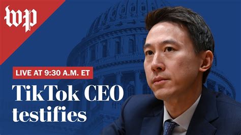 TikTok CEO appears for the first time before Congress- 3/23 (FULL LIVE STREAM) - YouTube