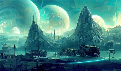 Sci-fi landscape - Photoshop AI by Jazrael-Sciomancy on DeviantArt