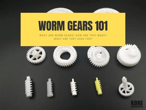 What Are Worm Gears? How Are They Made? What Are They Used For?