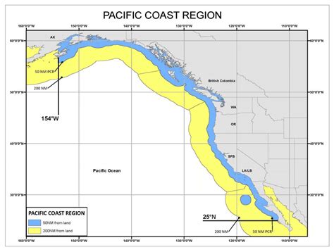 Map of the Pacific Coast Region | Download Scientific Diagram