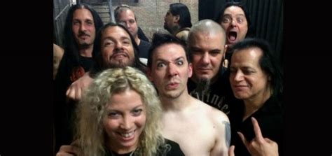 Here's a photo of GHOST's unmasked frontman with PHIL ANSELMO, GLENN ...