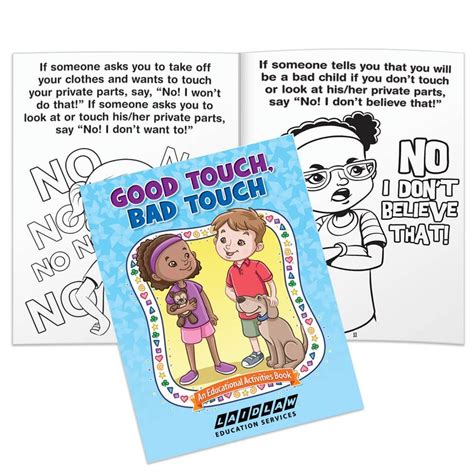 Good Touch Bad Touch Coloring Book - Brown Forion