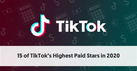 15 of TikTok's Highest Paid Stars in 2020