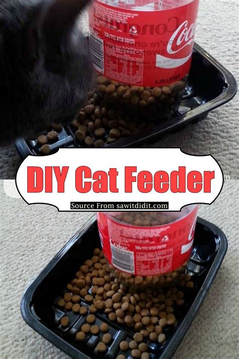 26 DIY Cat Feeder Plans - Easy Food Dispenser Ideas - DIYsCraftsy