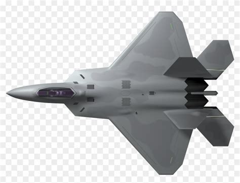 Jet Fighter Clipart F35 - Top Of A F22, HD Png Download - 1647x1184(#220903) - PngFind