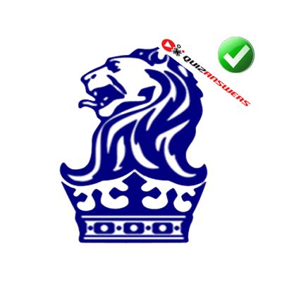 Blue Lion Crown Logo - LogoDix