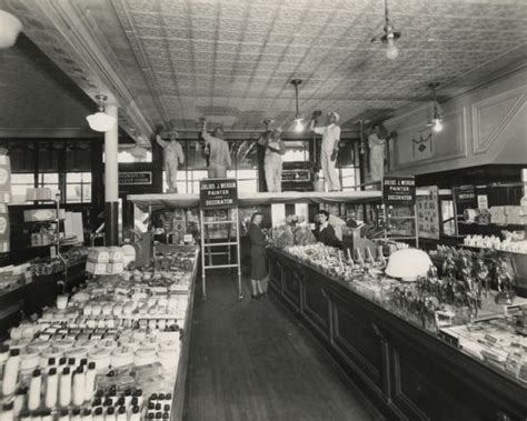 F.W. Woolworth Company Interior, Julius J. Wergin Painting & Decorating | Photograph | Wisconsin ...