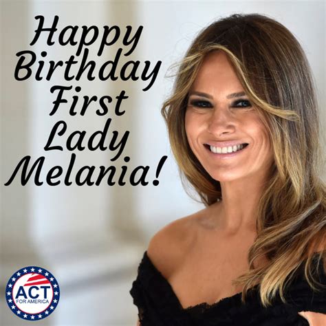 Melania Trump's Birthday Celebration | HappyBday.to