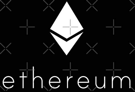 "Ethereum Logo white" Stickers by mikeblue7 | Redbubble