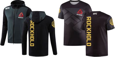 Luke Rockhold UFC Reebok Champion Walkout Jersey and Hoodie ...