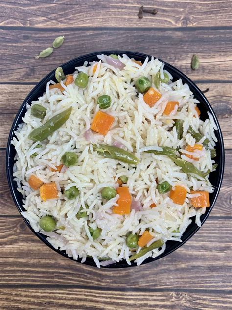 coconut milk pulao - Indian Veggie Delight