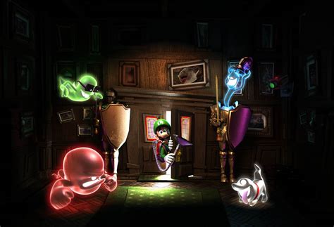 Luigi’s Mansion: Dark Moon- 3 pieces of artwork