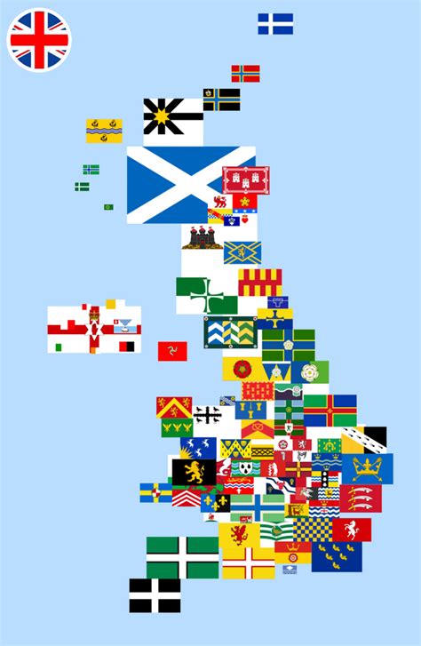 United Kingdom of Flags (Flag Map) : vexillology