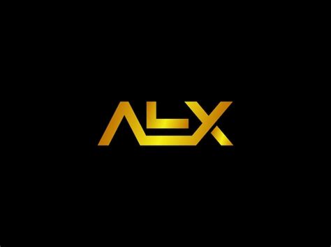 Premium Vector | Alx logo