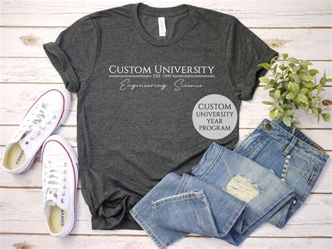 Custom University Shirt, Custom College Shirt, Custom Design University Shirt, Personalized ...