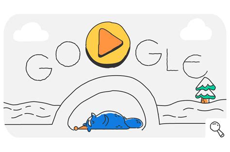 Google Doodles: Doodle Slides Into Luge Competition for Snow Game Day 5 ...