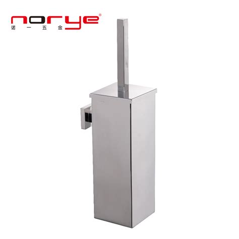 Square 304 Stainless Steel Toilet Accessories Wall Mount Toilet Brush - China Toilet Brush ...