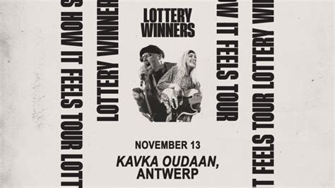 The Lottery Winners (+ Gos Rosling) – 13/11/2023 – Kavka Oudaan ...