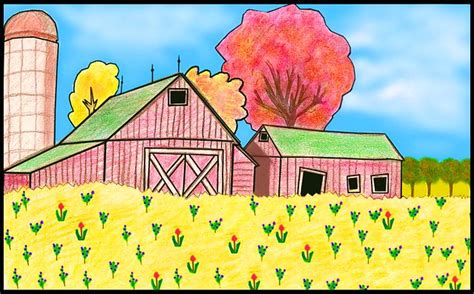 Happy Farm | Pencil sketch, Color Pencil and Photoshop. | William ...