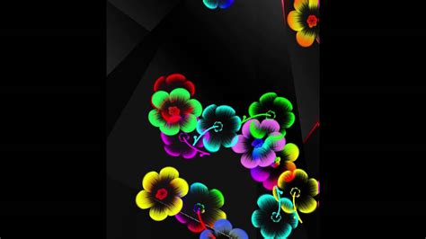 Neon Flowers Wallpapers on WallpaperDog