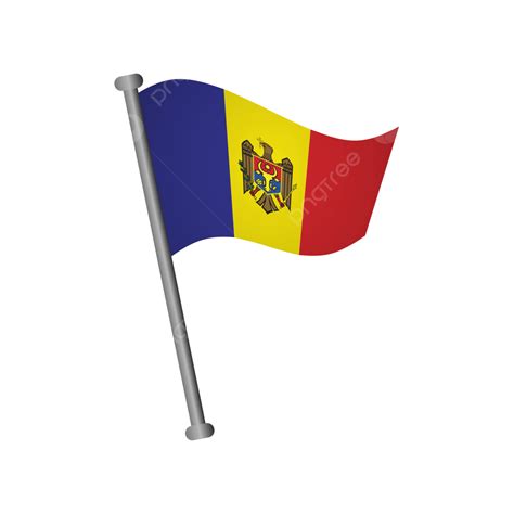 Moldova Flag, Moldova, Flag, Moldova Day PNG and Vector with Transparent Background for Free ...