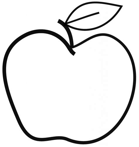 Sketch Of Apple Fruit at PaintingValley.com | Explore collection of ...