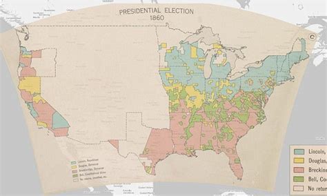 1860 Political Map