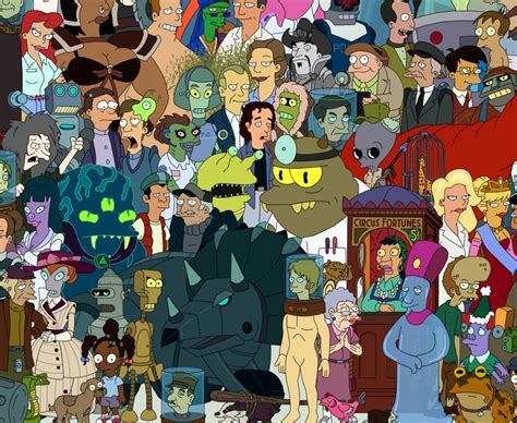 Futurama Cast Poster - The Awesomer