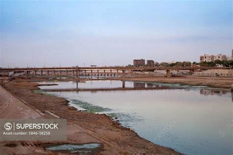 Sabarmati Riverfront, Ahmedabad, Gujarat, India - SuperStock