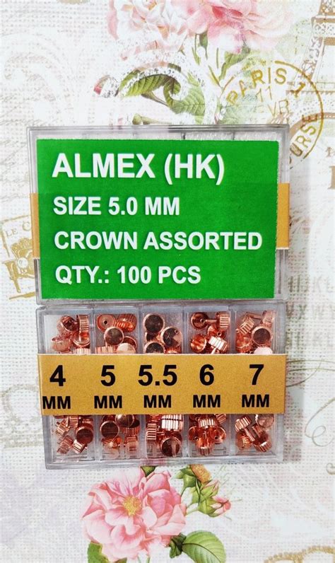 Crown Assorted, 100pcs, Size/Dimension: 5MM at Rs 80/pack in Mumbai | ID: 2850668003188