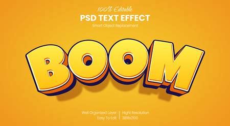 40 Luxury & Cartoon Photoshop Text Effects - Golden & Comic Styles ...