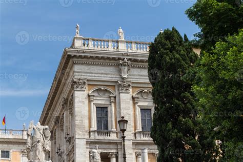 Campidoglio square Piazza del Campidoglio in Rome, Italy 10913421 Stock Photo at Vecteezy