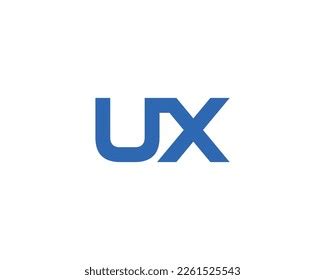 Ux Logo Design Vector Template Stock Vector (Royalty Free) 2261525543 | Shutterstock