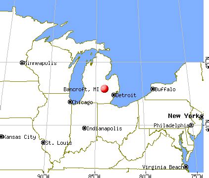 Bancroft, Michigan (MI 48414) profile: population, maps, real estate, averages, homes ...