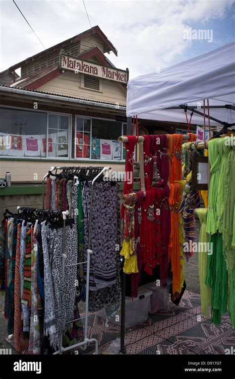 dh Matakana Market MATAKANA NEW ZEALAND Saturday market stall Stock ...