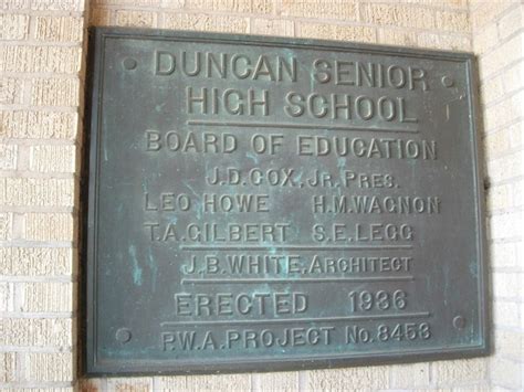 Duncan School - Duncan OK - Living New Deal