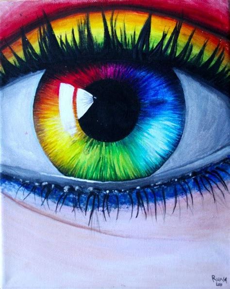 ~ It's a Colorful Life ~ : Photo | Pintura dos olhos, Arte olho, Olhos de arco-íris