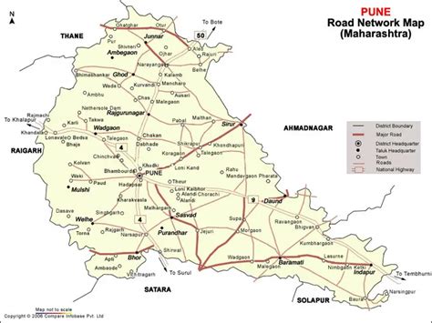 Map of Pune - Mapsof.Net