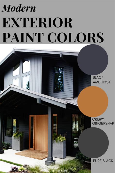 Modern Exterior Paint Colors | Modern house colors, Exterior house paint color combinations ...