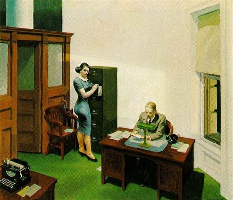 Office at Night, 1940 by Edward Hopper