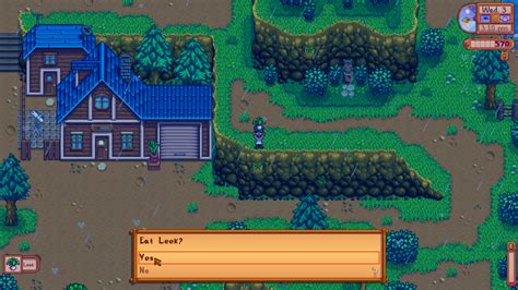 Eat leek - Stardew Valley | Interface In Game