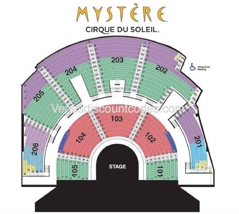 Mystere Tickets Seating Chart | Elcho Table