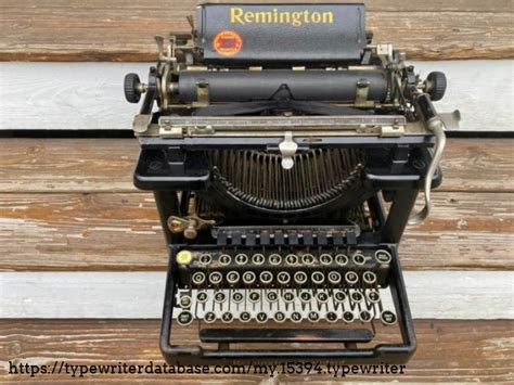 1918 Remington 11 on the Typewriter Database