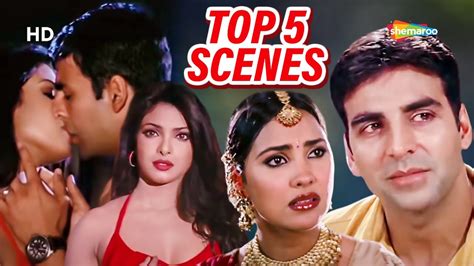 Top 5 Scenes Of Andaaz | Akshay Kumar | Lara Dutta | Priyanka Chopra - YouTube