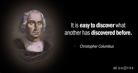 TOP 25 QUOTES BY CHRISTOPHER COLUMBUS (of 55) | A-Z Quotes