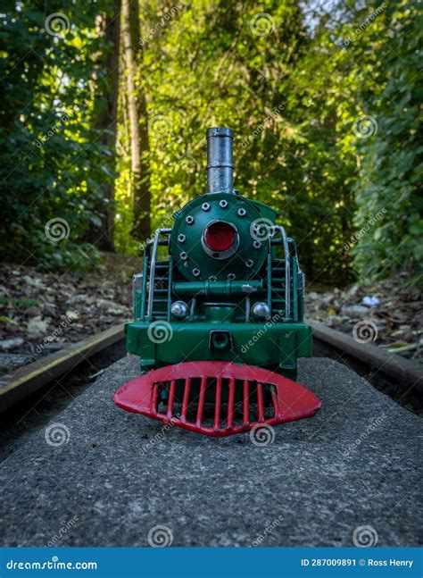 Green Steam Locomotive Bush Stock Image - Image of wheels, locomotive ...