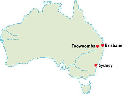 Toowoomba Map and Toowoomba Satellite Image