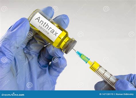 Anthrax vaccine stock photo. Image of care, disease - 147128170