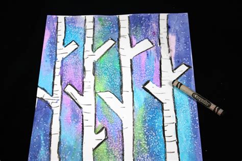 Birch Tree Painting | Fun Family Crafts