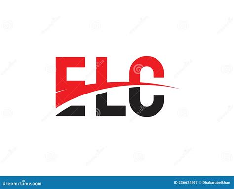 ELC Letter Initial Logo Design Vector Illustration Stock Image - Image of swoosh, alphabet ...